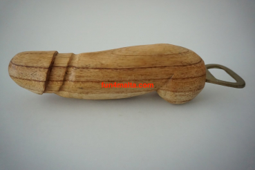 Solid Wood Penis with Bottle Opener